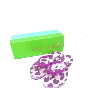 NWT Kate Spade New York ‘Nova’ Flip Flop in Berry